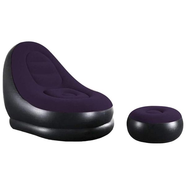 Lazy Inflatable Relaxation Sofa Bed Recliner Wit image