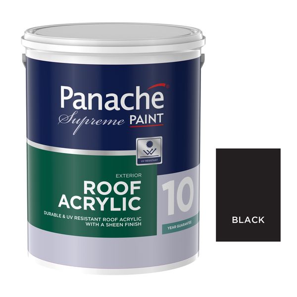 Panache Supreme Roof Acrylic Exterior Paint 5Lt