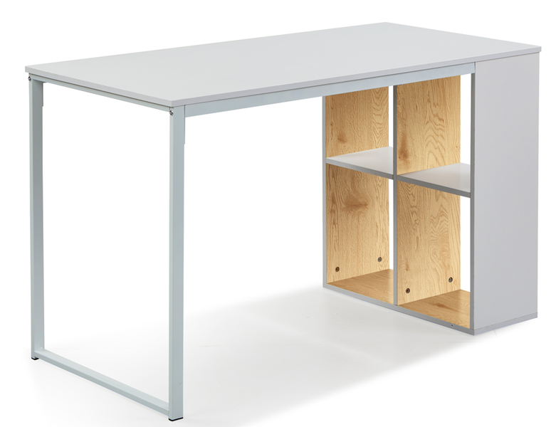 Office Desk - Natural Oak &amp; White.