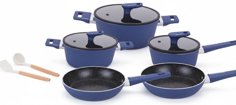 10-Piece Aluminium Nonstick Cookware Set