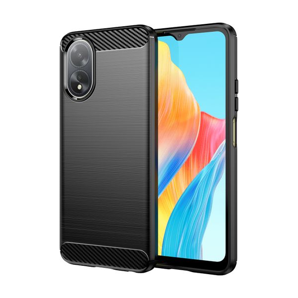 Carbon Fiber Soft TPU Phone Case Compatible With OnePlus Nord CE5 5G