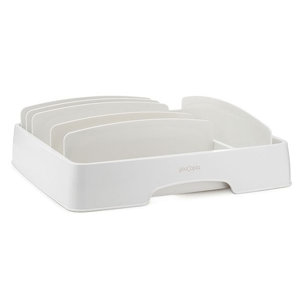 YouCopia StoraLid 23cm Medium Lid Organiser - White