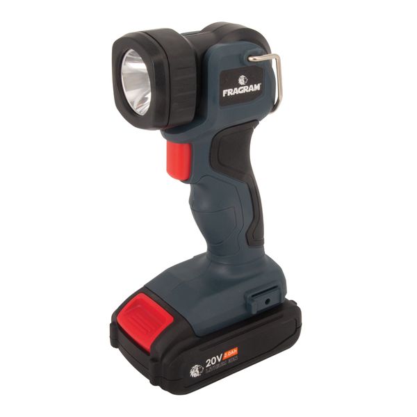 Fragram 20V Cordless Work Light Including 2.0Ah Lithium Ion Battery &amp; Charger