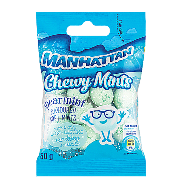 Manhattan Chewy Mints Mint 50G X 24 Pack image
