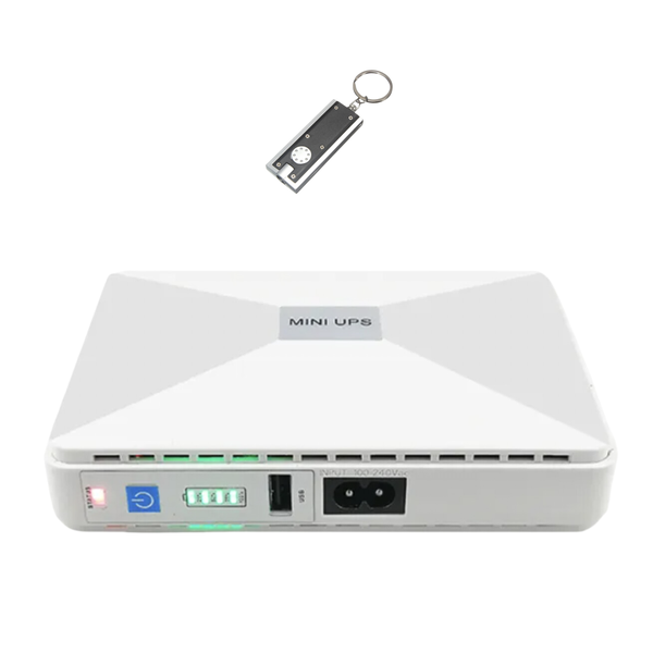 8800 mAh Mini WiFi/Fibre Router with LED Keyring Torch