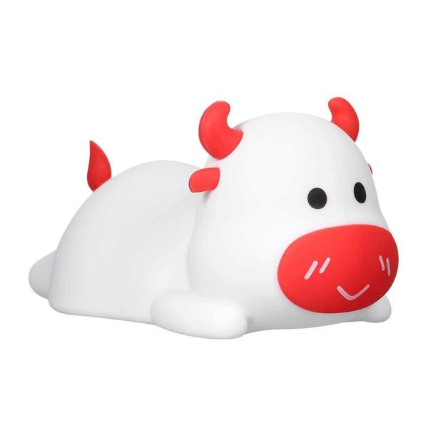 Tap Tap Night Lamp for Kids and Infants Cow Shaped LED Night Lamp for Kind