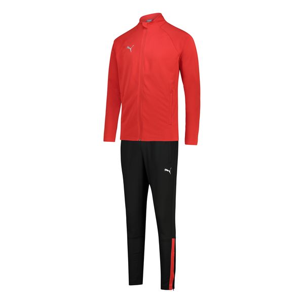 Puma Men's Forever Faster Poly Training Football Tracksuit - Red