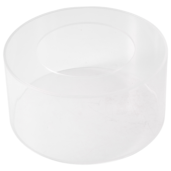 1Pc Round Acrylic Cake Display Board Cake Edge Smoother Cake Tray(A)