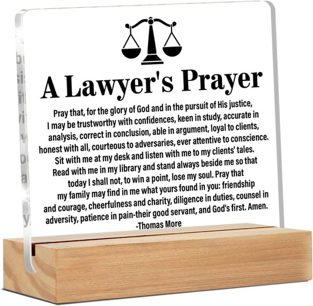 Lawyer Acrylic Sign, Thank You Graduation Gift