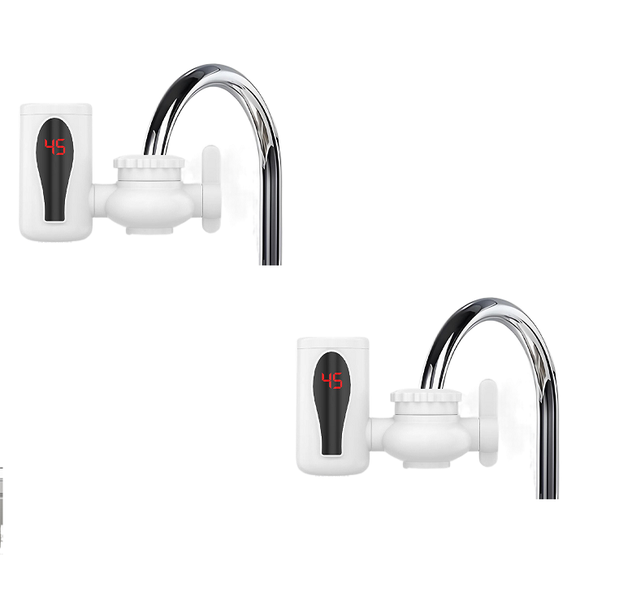 Instantaneous Digital Display Water Heater Faucet 2 x Pack