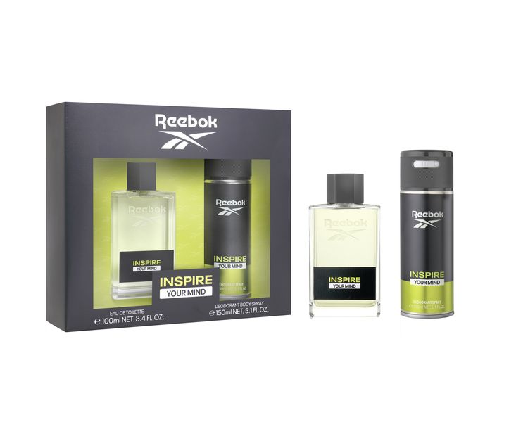 Reebok Inspire Your Mind Set 100ml + Body Spray 150ml Male
