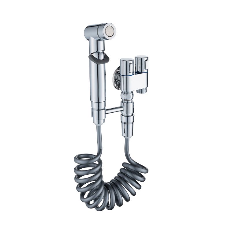 Dual Control Angle Valve One In And Two Out Flush Valve Taps 1201 Chrome