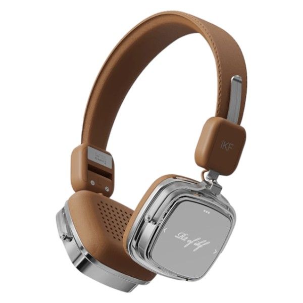IKF - R2 - Wireless Retro Headphones With Hi-Fi Stereo Sound - Brown