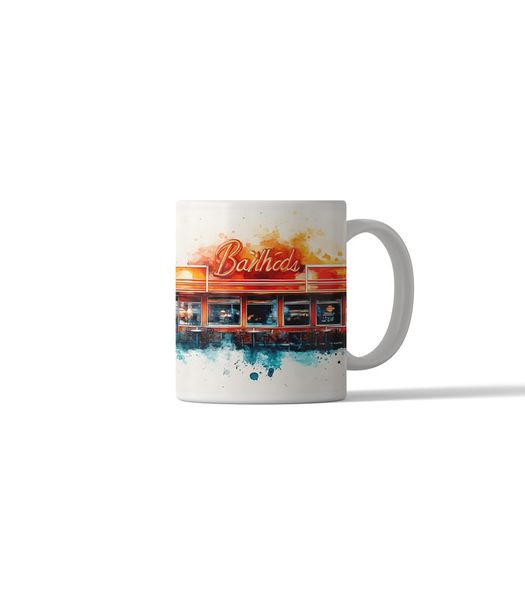 Retro Diner DSG 2 Printed Coffee Mug