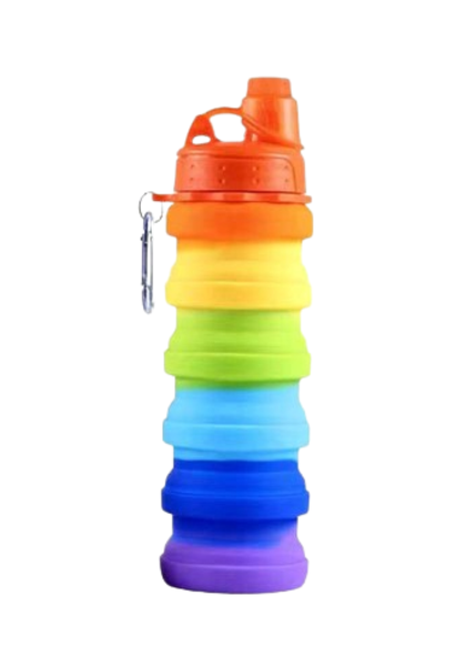 Multi-Color Water Bottle - Collapsible