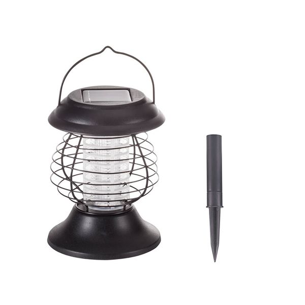 Solar Powered LED Light Pest Bug Zapper Insect Killer Lamp FA-905-3