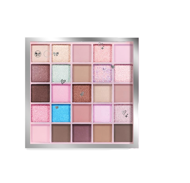 25 - Shades Matte &amp; Shimmer Finishes, Glitter Pigment Eye Makeup