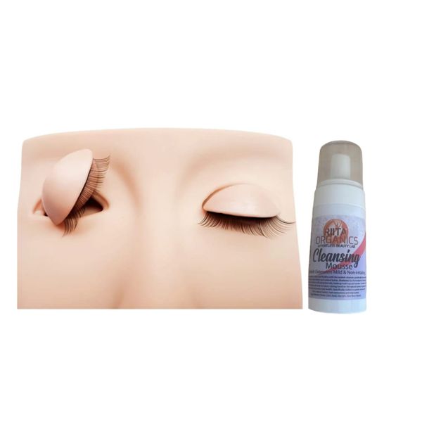 Multifunctional Mannequin Replacement Eyelids &amp;Riita Cleansing Mousse