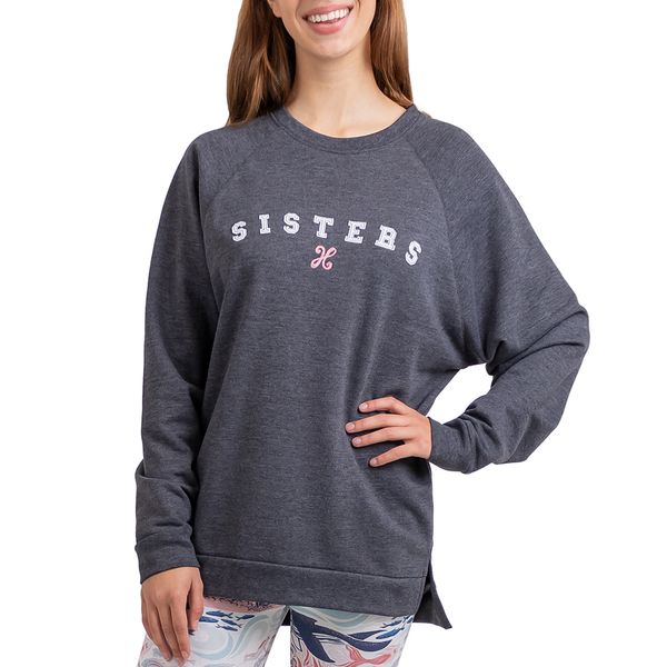 HBW082AB Sisters Sweat - Charcoal Melange