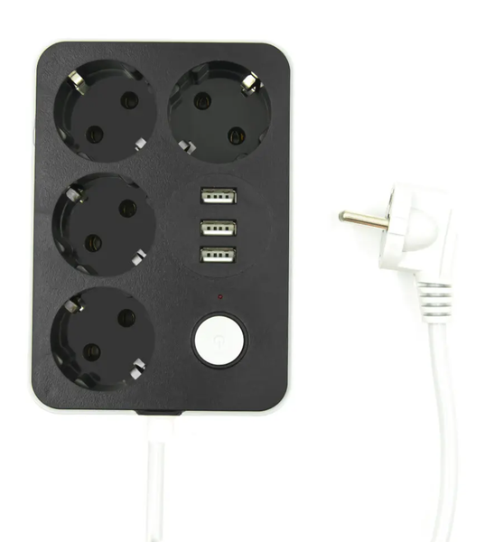 Multi 4 Socket with 3 USB