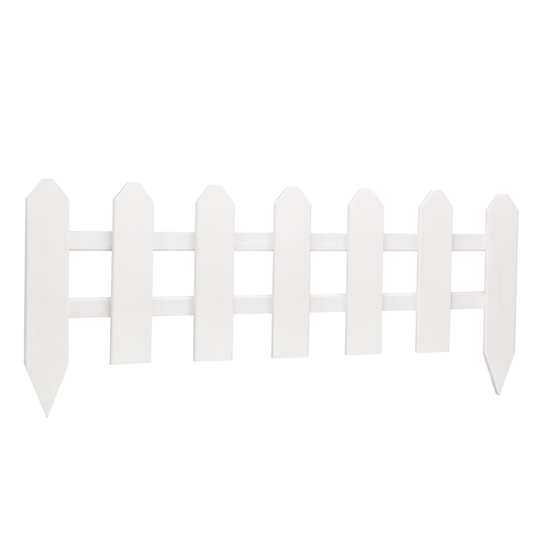 Just For Kids Picket/Garden Fence treated (pack of 3 by 1m)- White