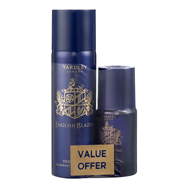 Yardley English Blazer Deodorant Spray 125ML &amp; Roll On 50ML