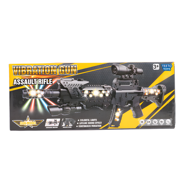 Kids Light &amp; Sound Toy Blaster Gun with Vibration - Toys for Boys