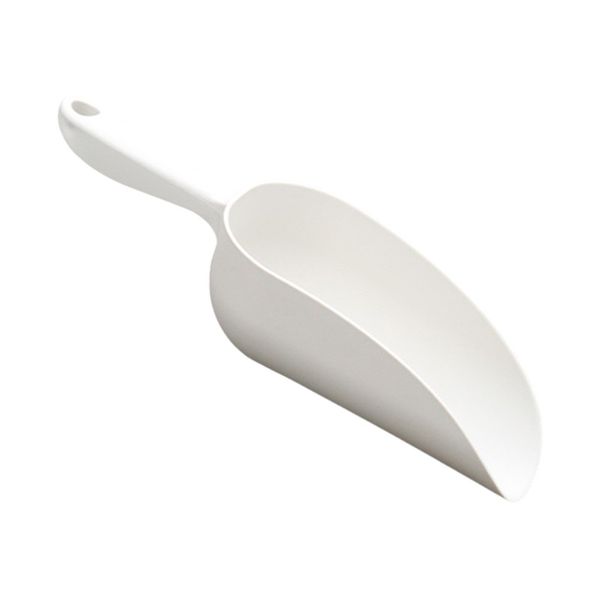Deep Round Shovel Gardening Scoop - White