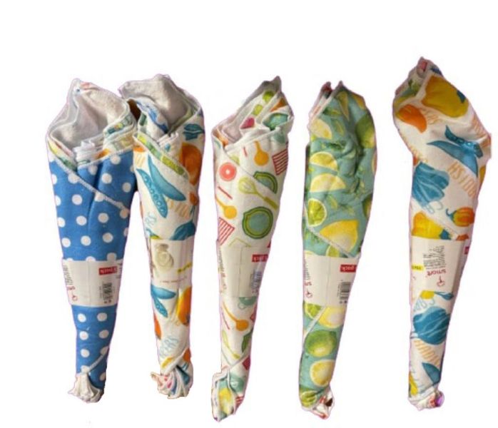 Smart Printed Microfibre Cleaning Cloth 35 x 35 cm (5 Piece Pack)