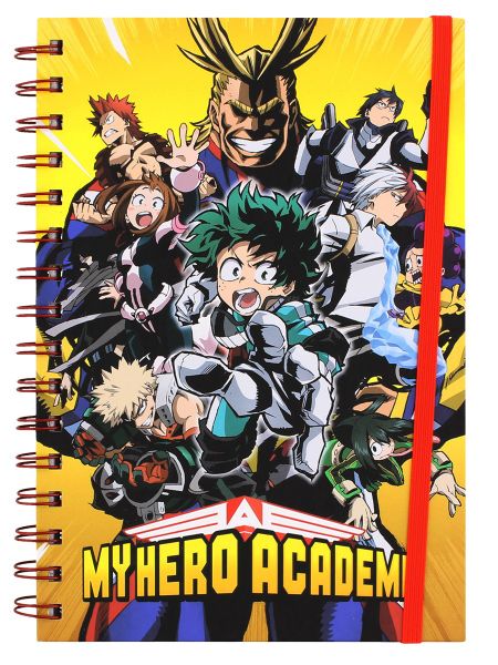 My Hero Academia - Radial Character Burst A5 Notebook