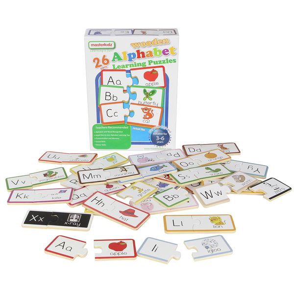 Master Kidz Wooden Learning Puzzle - Alphabet