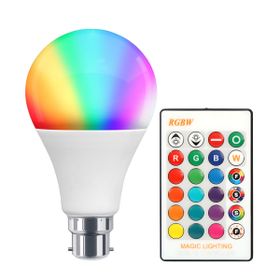 led white and colour changing rgb light bulb bayonet