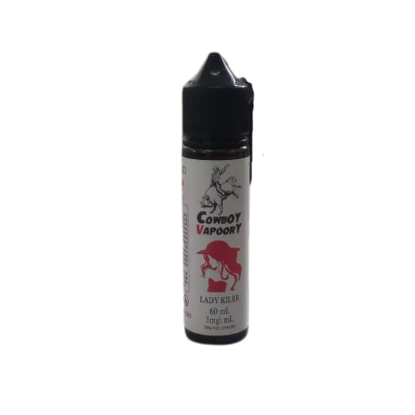 Cowboy Vapoory Vape Juice / E-liquid 60ml 3mg Lady Killer