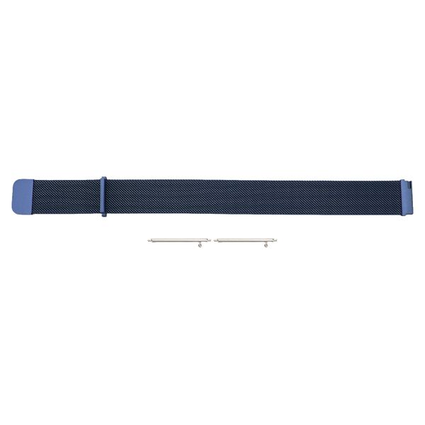 20mm Blue Steel Mesh Band Quick Release