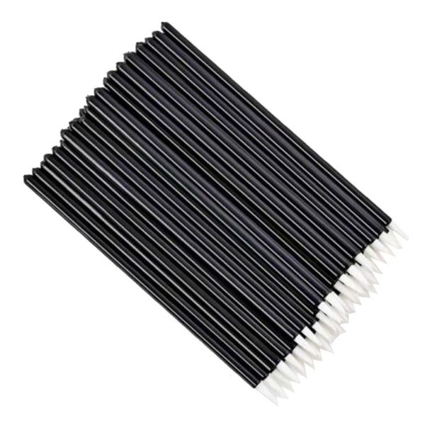 100Pcs Beauty Makeup Eyeliner Brushes With Cap White