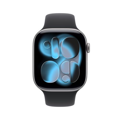Apple Watch Series 11 GPS 46mm Space Grey Alumn Case with Black Sport Band | Shop Today. Get it Tomorrow! | takealot.com