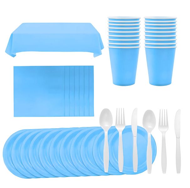 Celebrate in Style with Our 20 Guest /121 Pc Disposable ALL-In-1 Party Pack