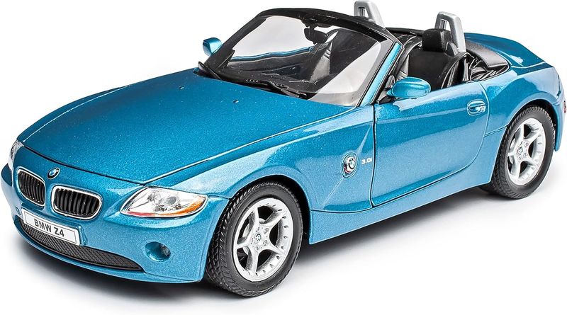 Welly Scale 1:24 BMW Z4 Convertible - Metallic Blue 2002-2008