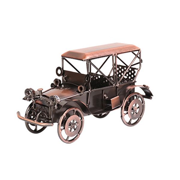 Retro Metal Car Steampunk Style Black &amp; Red D309