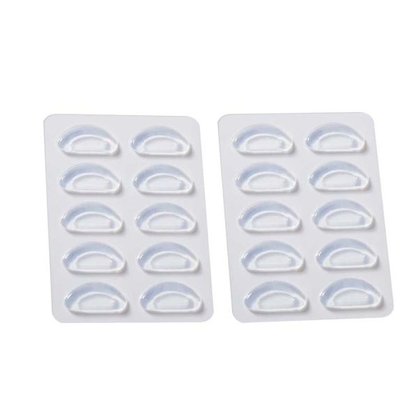 10 Pairs Anti-Slip Eyeglass Nose Pads Clear Comfort Cushions for Eyeglasses