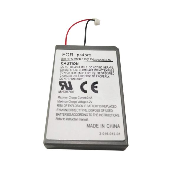 Replacement battery for PS4 Pro controller CUH-ZCT12, CUH-ZCT2U 2000mAh
