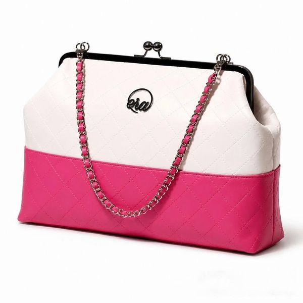 Limited Edition Cherry Kiss &amp; Tell Oversized Bag - Pink And White