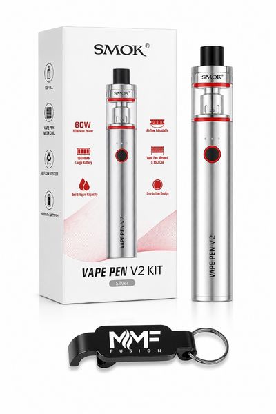 SMOK MMF V2 Kit - All-in-One Vaping Solution - Silver