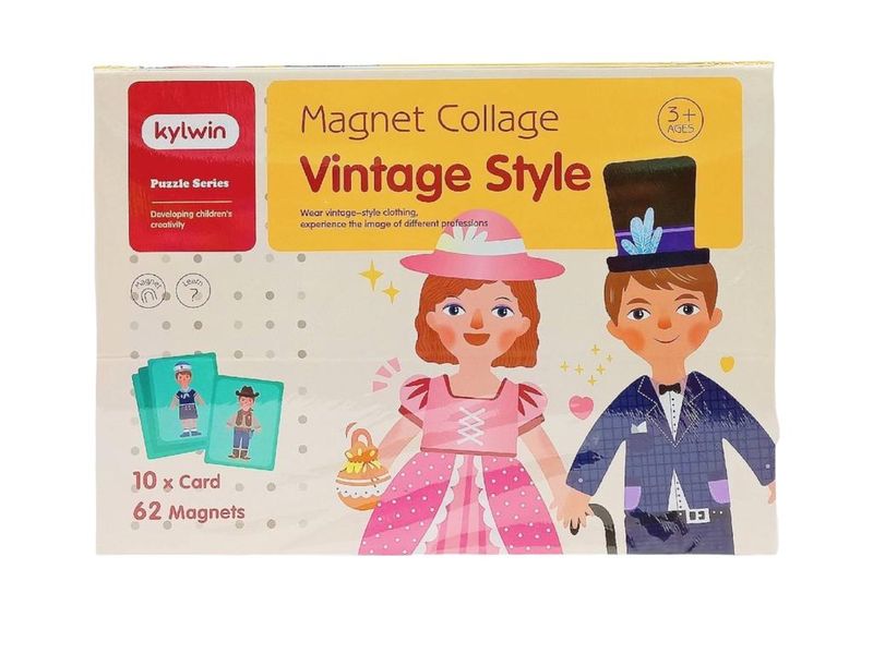 Magnetic Collage Vintage Style
