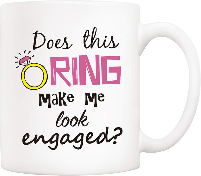 Engaged-Father's day-Mother's day-Valentines mug