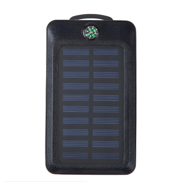 10000mAh Solar LED Power Bank With Compass