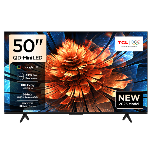TCL 50" Q6C 144Hz 4K QD-MiniLED Google Smart TV