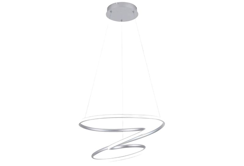 White Acrylic Ribbon Pendant LED Light