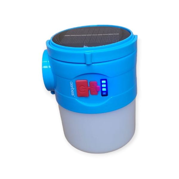 Solar Powered Hanging Camping Light With Torch- BT