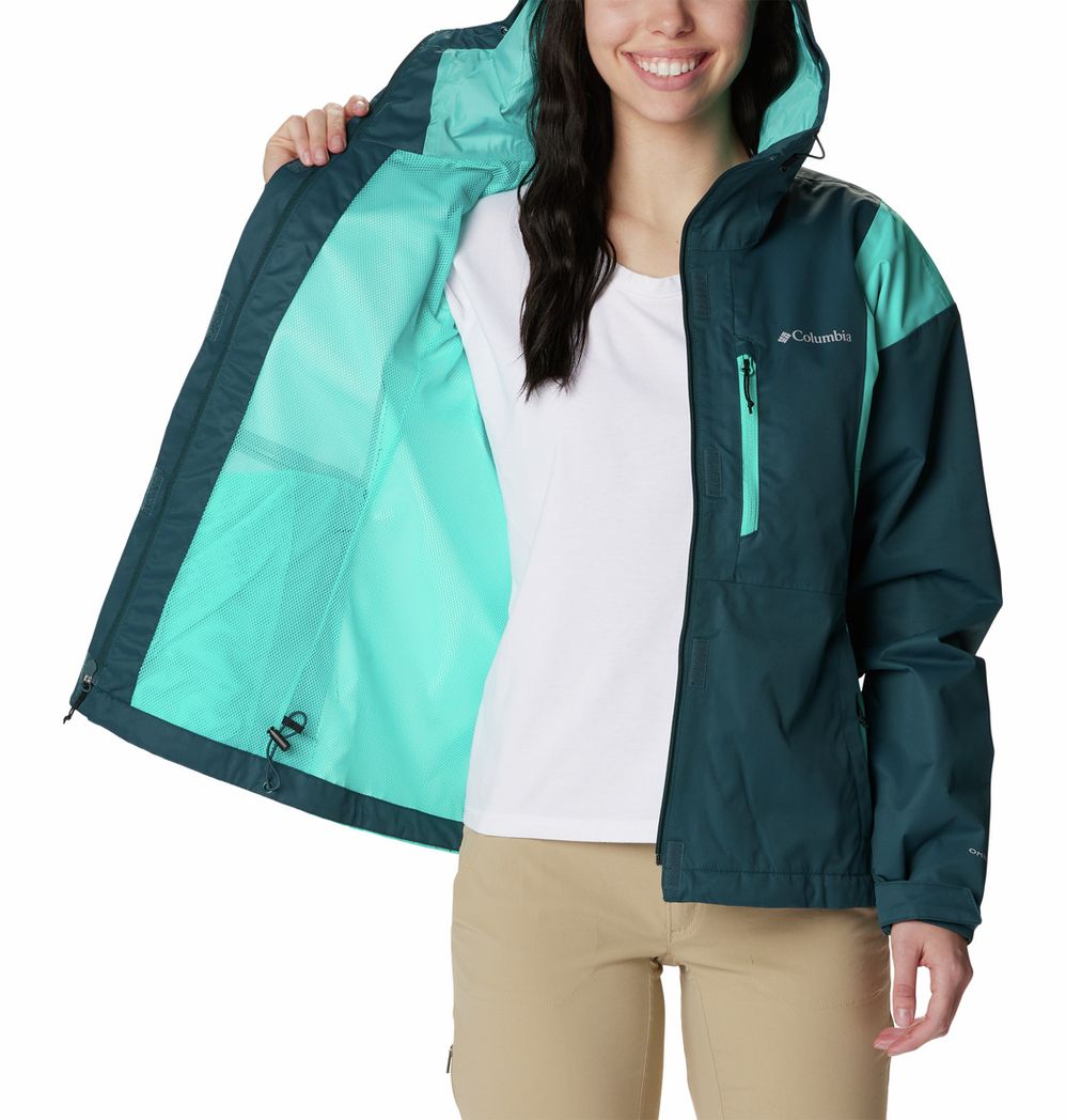 Columbia Women's Hikebound Jacket Night Wave Bright Aqua | Shop Today ...